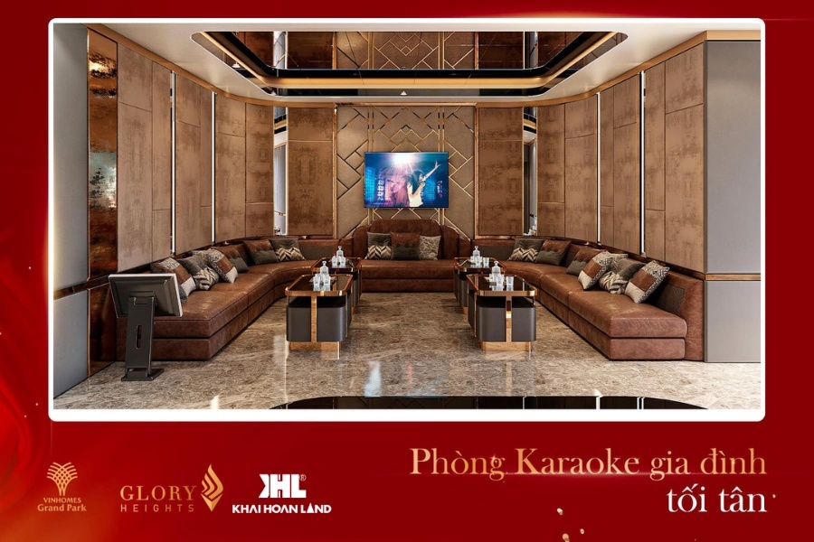 Tiện ích phòng Karaoke gia đình tại Glory Heights