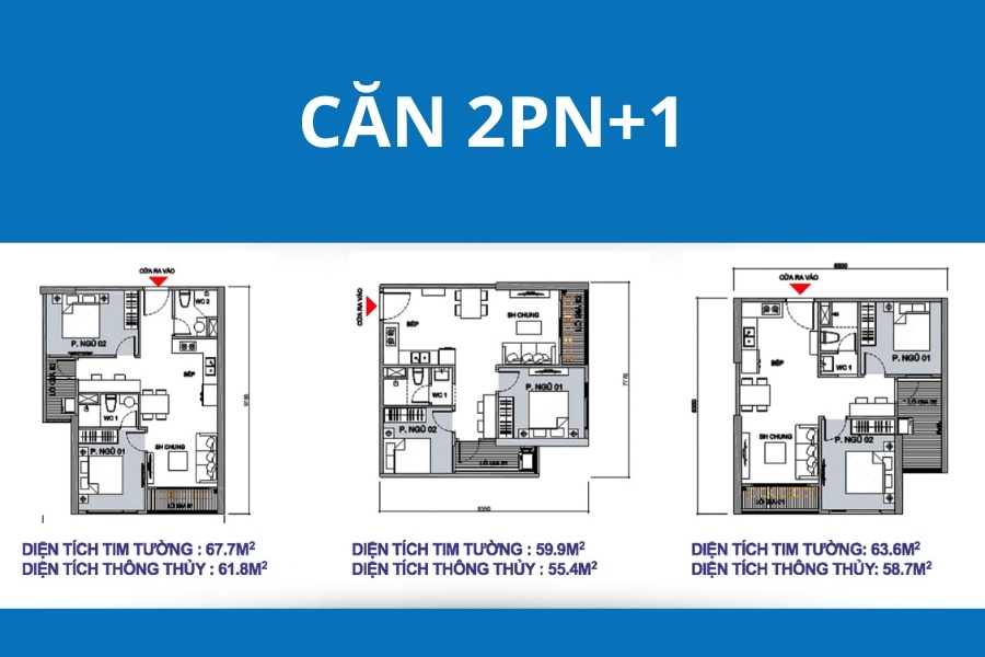 Layout căn 2PN+1