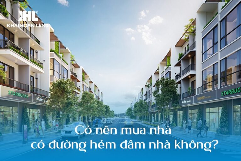 Có nên mua nhà có đường hẻm đâm nhà không?