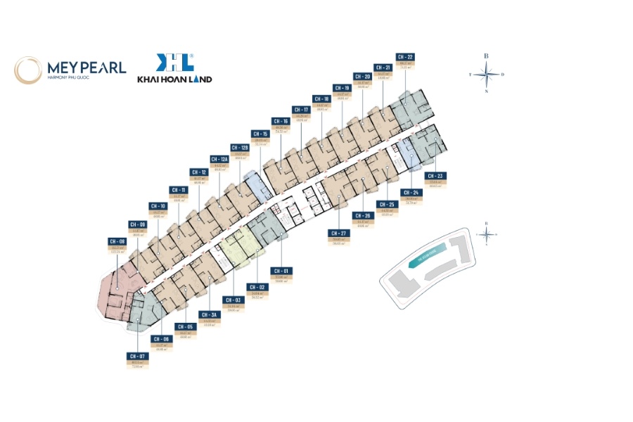 Layout tháp Ocean Cruise