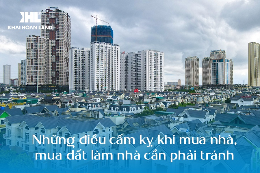 Những điều cấm kỵ khi mua nhà