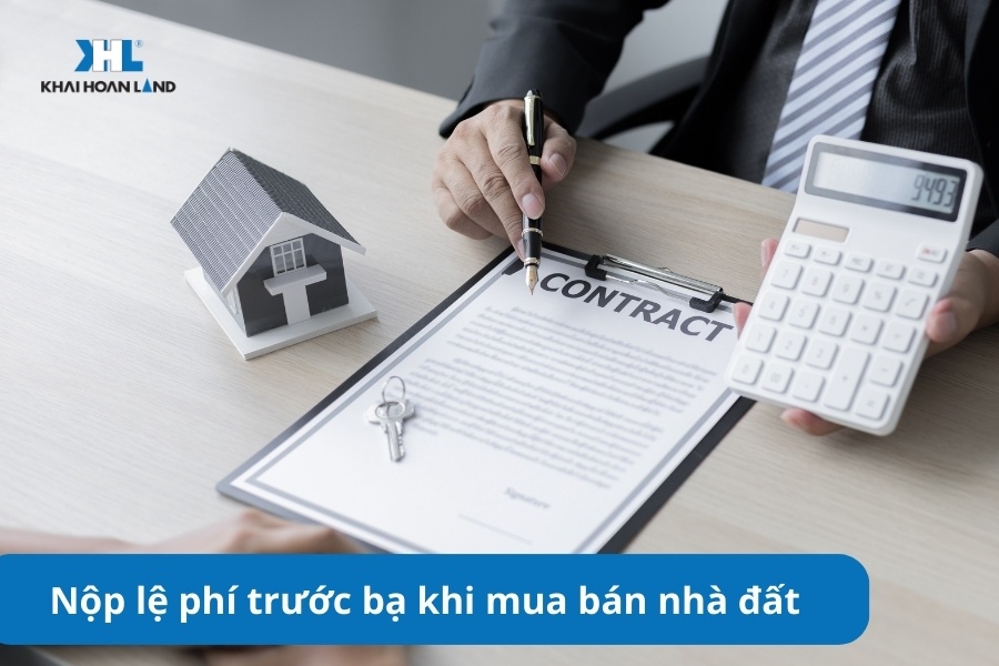 Nộp lệ phí trước bạ khi mua bán nhà đất