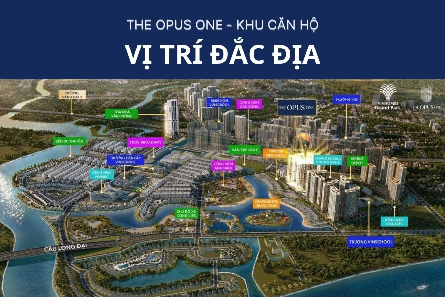 Sơ đồ vị trí của The Opus One