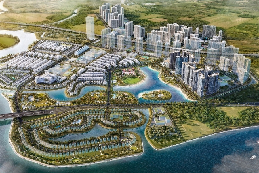 Tổng thể cảnh quan tại dự án The Beverly Vinhomes Grand Park