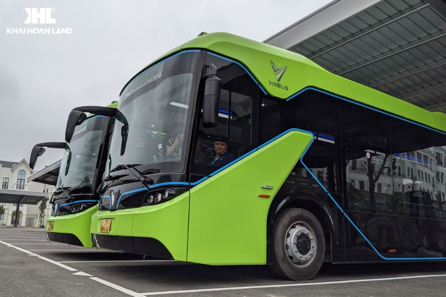 Hệ thống xe bus điện tại Grand Park