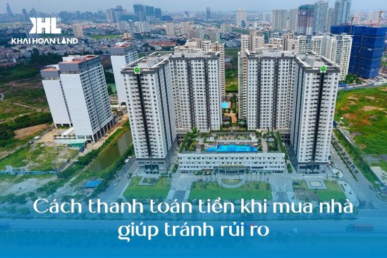 cách thanh toán tiền khi mua nhà
