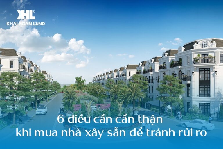 Cẩn thận khi mua nhà xây sẵn​