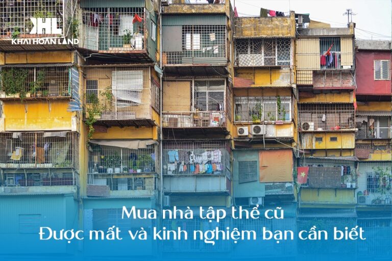 Kinh nghiệm mua nhà tập thể cũ