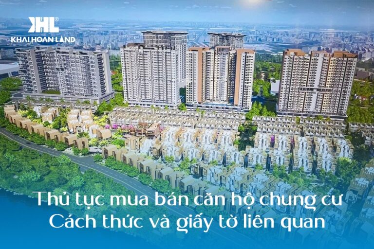 Thủ tục mua bán căn hộ chung cư