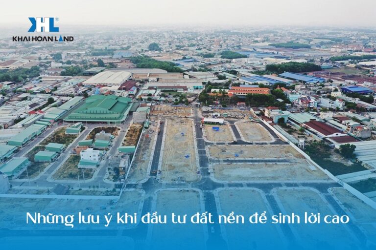Những lưu ý khi đầu tư đất nền