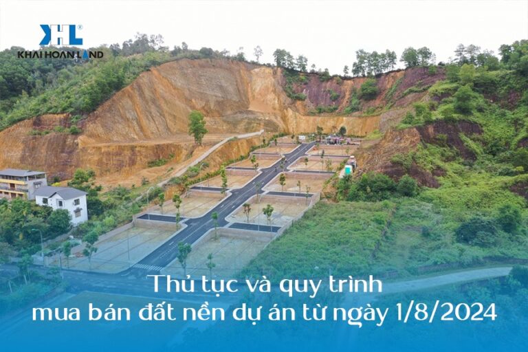 Quy trình mua bán đất nền dự án