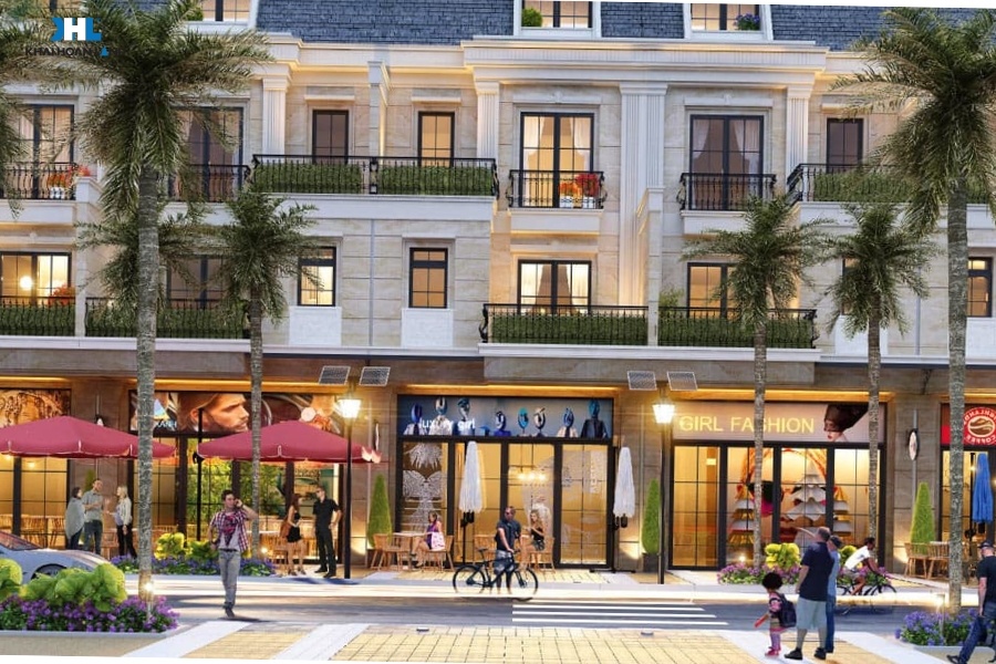 Shophouse có mặt tiền rộng