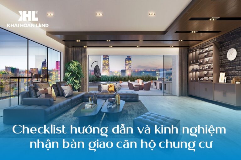 Kinh nghiệm nhận bàn giao căn hộ chung cư
