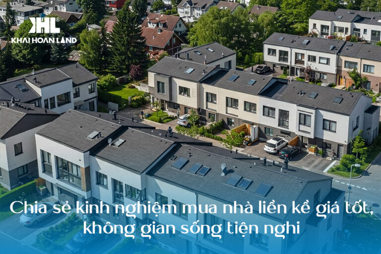 kinh nghiệm mua nhà liền kề