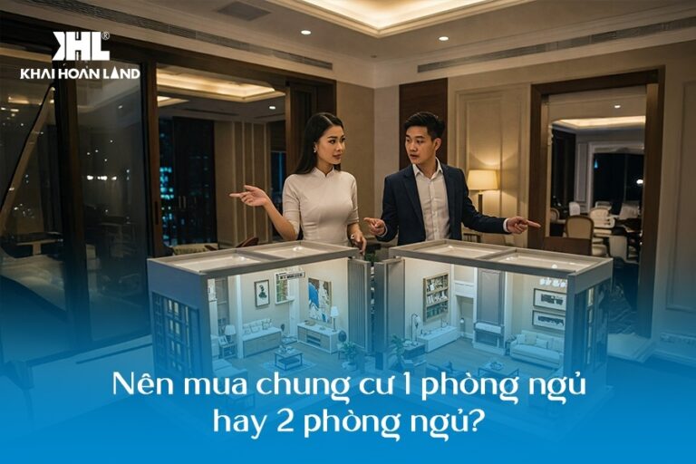 Nên mua chung cư 1 phòng ngủ hay 2 phòng ngủ