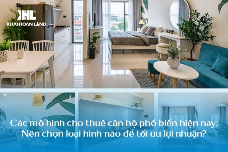 Các mô hình cho thuê căn hộ phổ biến hiện nay
