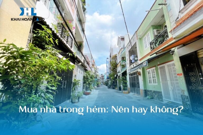 Mua nhà trong hẻm: Nên hay không?