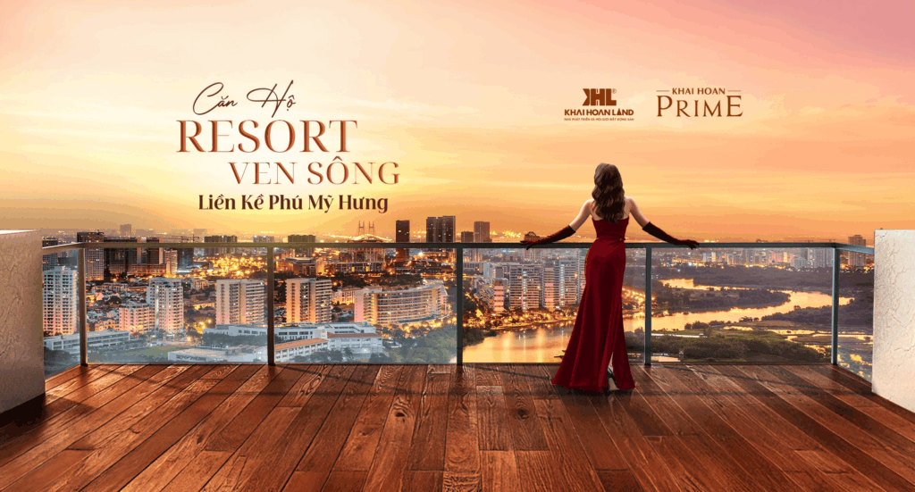 Phối cảnh tầm view nhìn từ dự án căn hộ Khải Hoàn Prime