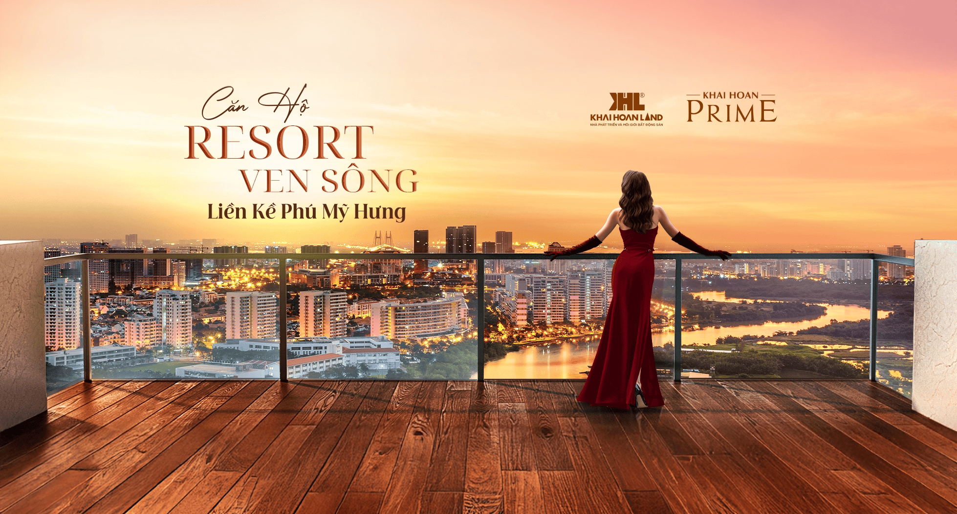 Phối cảnh tầm view nhìn từ dự án căn hộ Khải Hoàn Prime