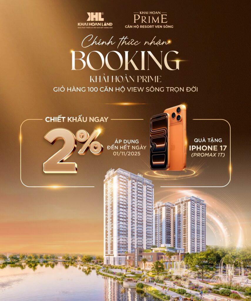 Chính sách ưu đãi booking Khải Hoàn Prime