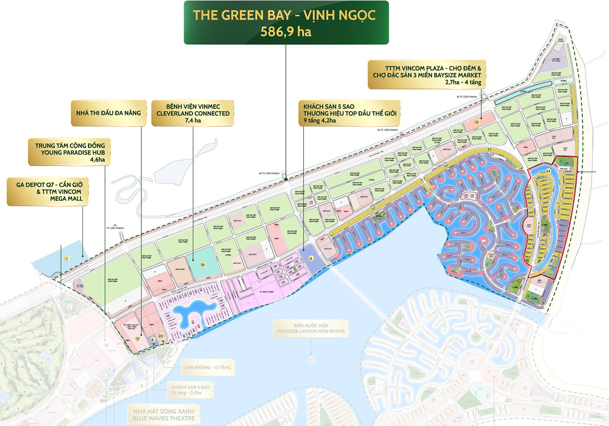 Khu B Vinhomes Green Paradise Cần Giờ