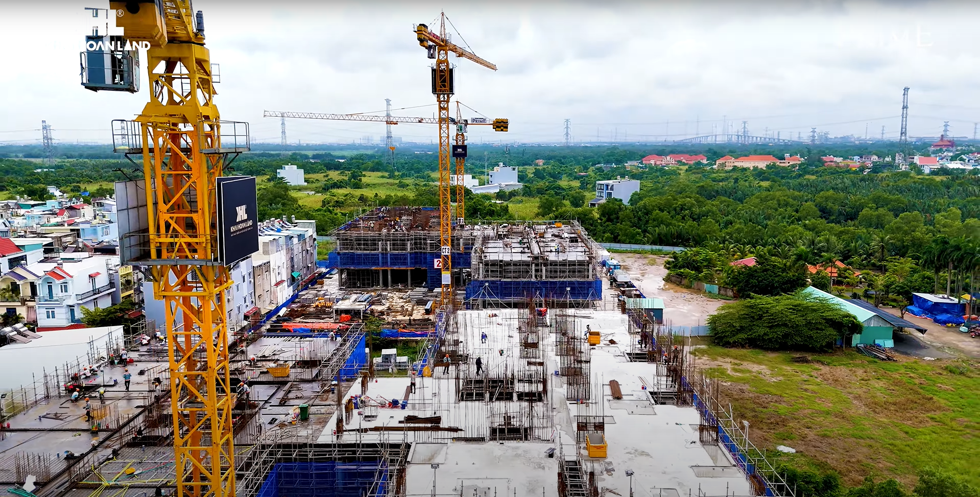 Tiến độ thi công dự án Khải Hoàn Prime, tháng 10/2025