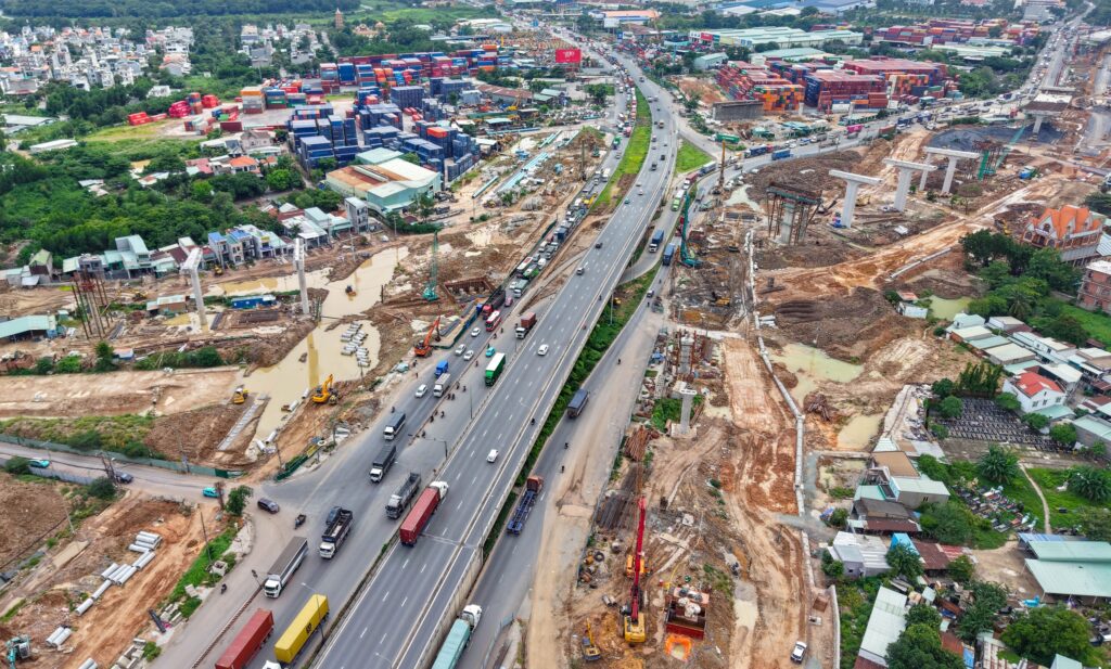 Hạ tầng tại Nhà Bè đang được đẩy nhanh tiến độ thi công